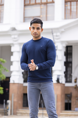 Navy Blue Essential Sweatshirt