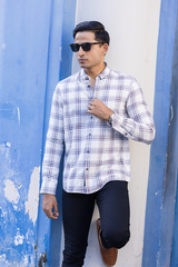 Multicolor Premium Cotton Checks Shirt