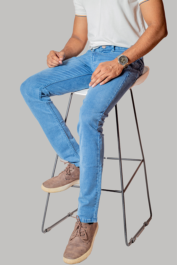 Light Blue Slim Fit Jeans